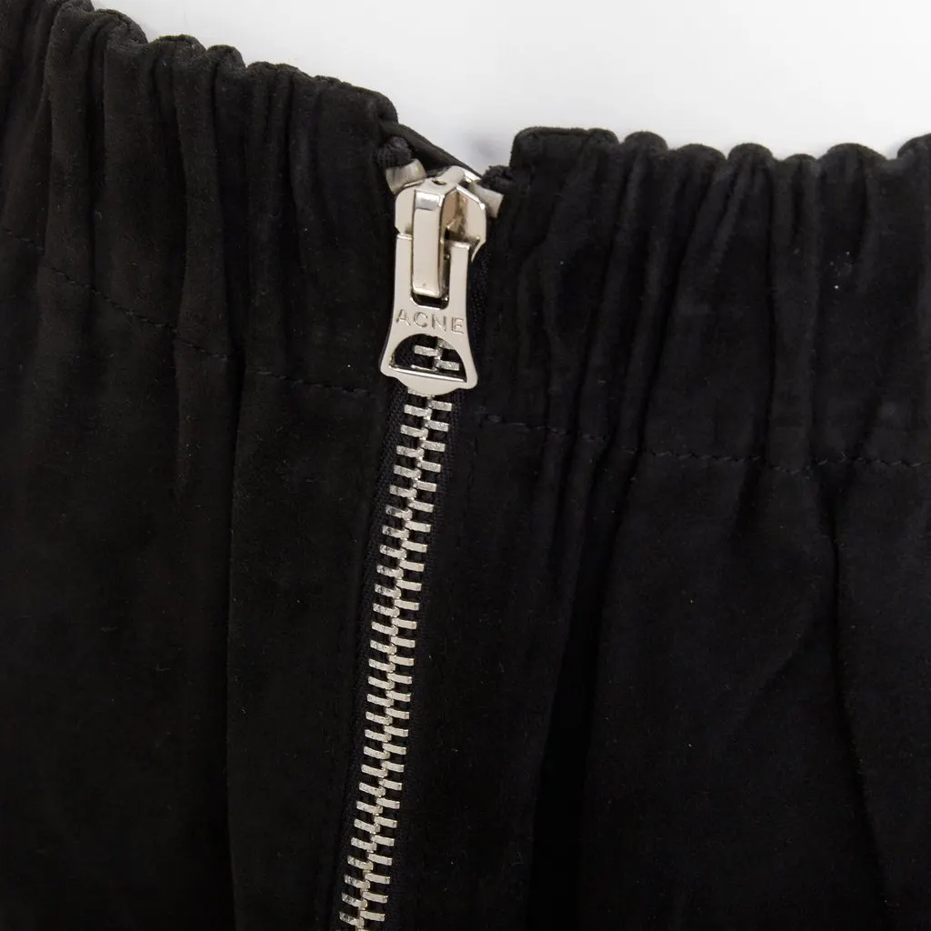 Acne Studios Mina Black Leather Fair - Back View