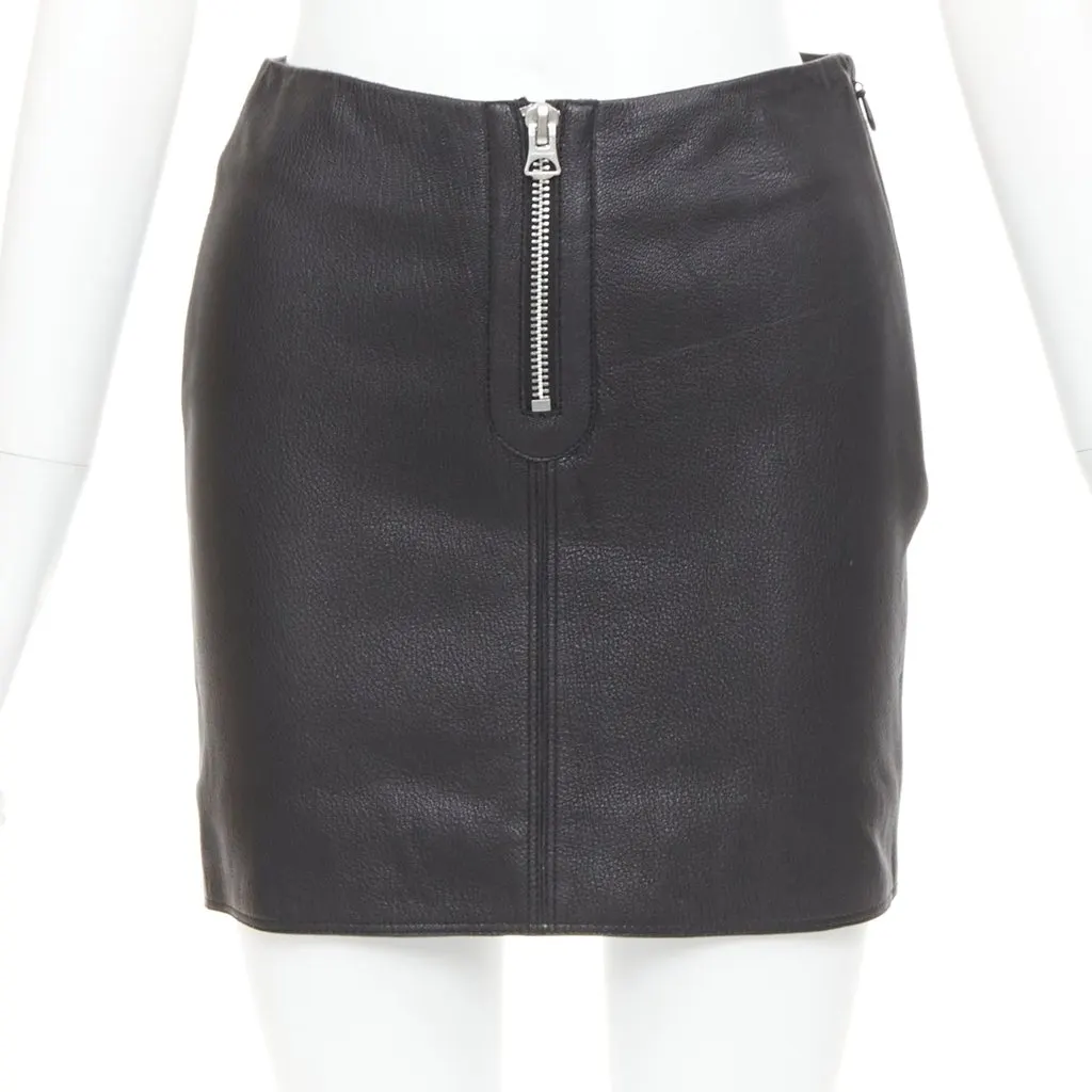 Acne Studios Franca Black Leather Very good - Front View