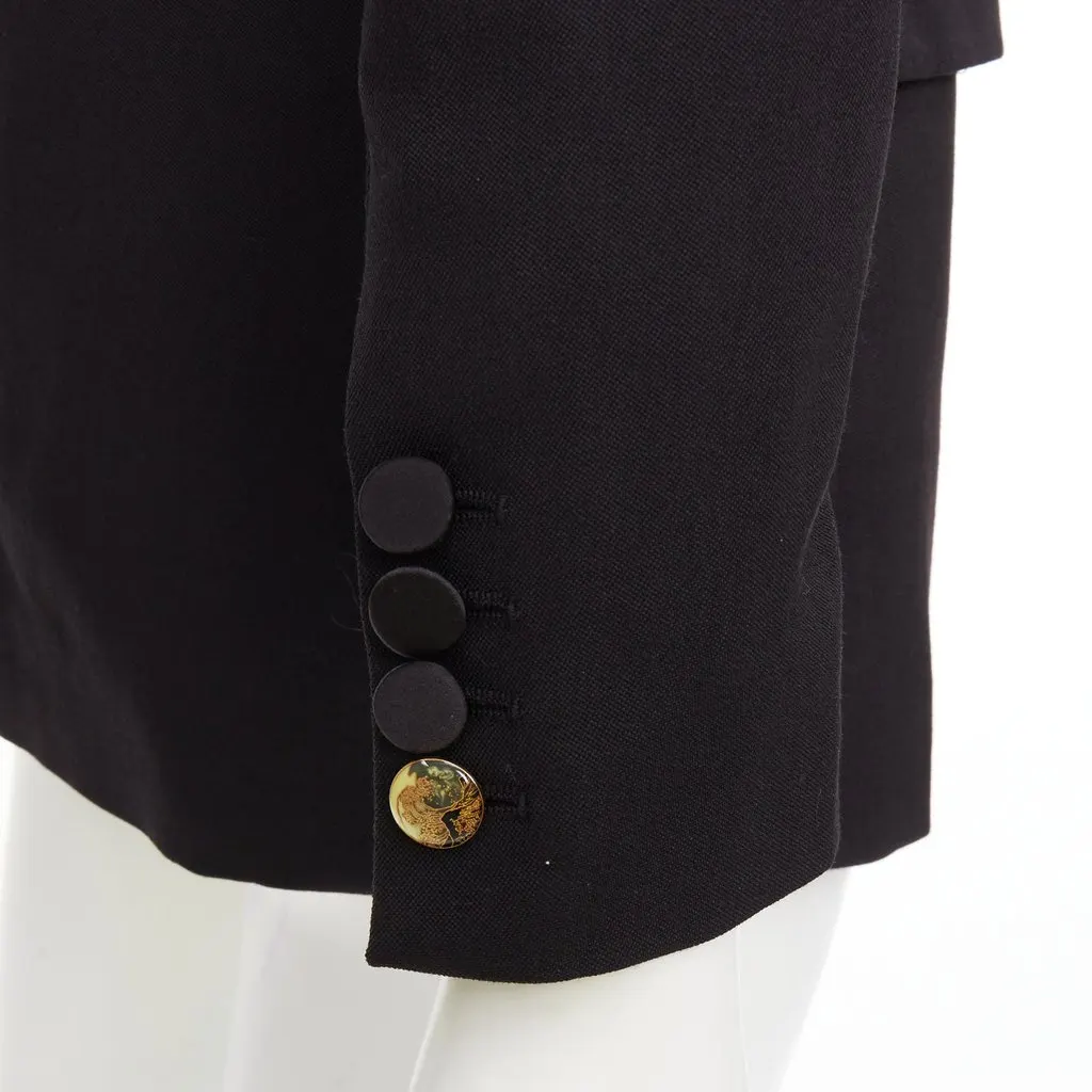 Racil Hatanaka Black Wool Very good - Back View