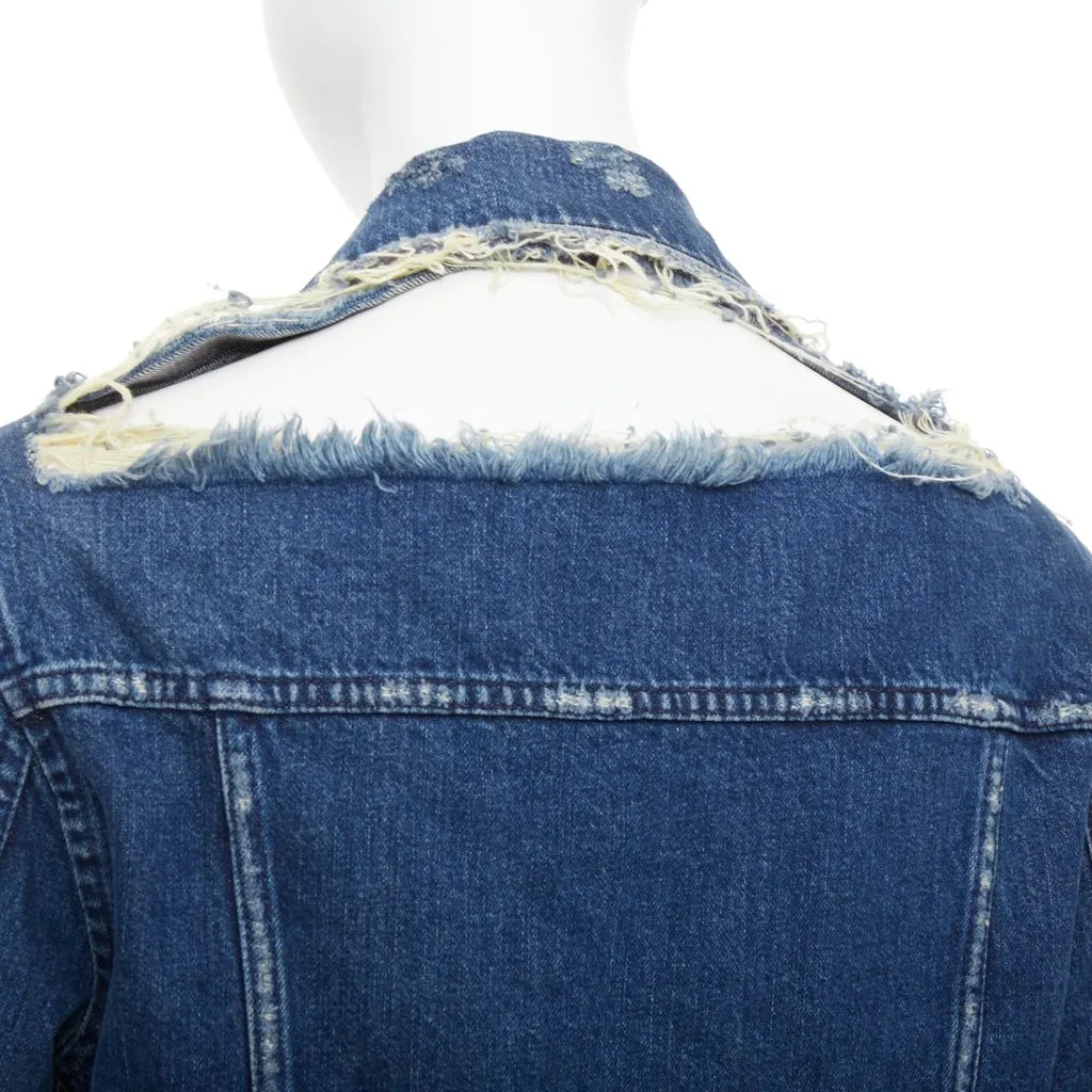 Acne Studios Fever Torn Blue Denim Very good - Back View