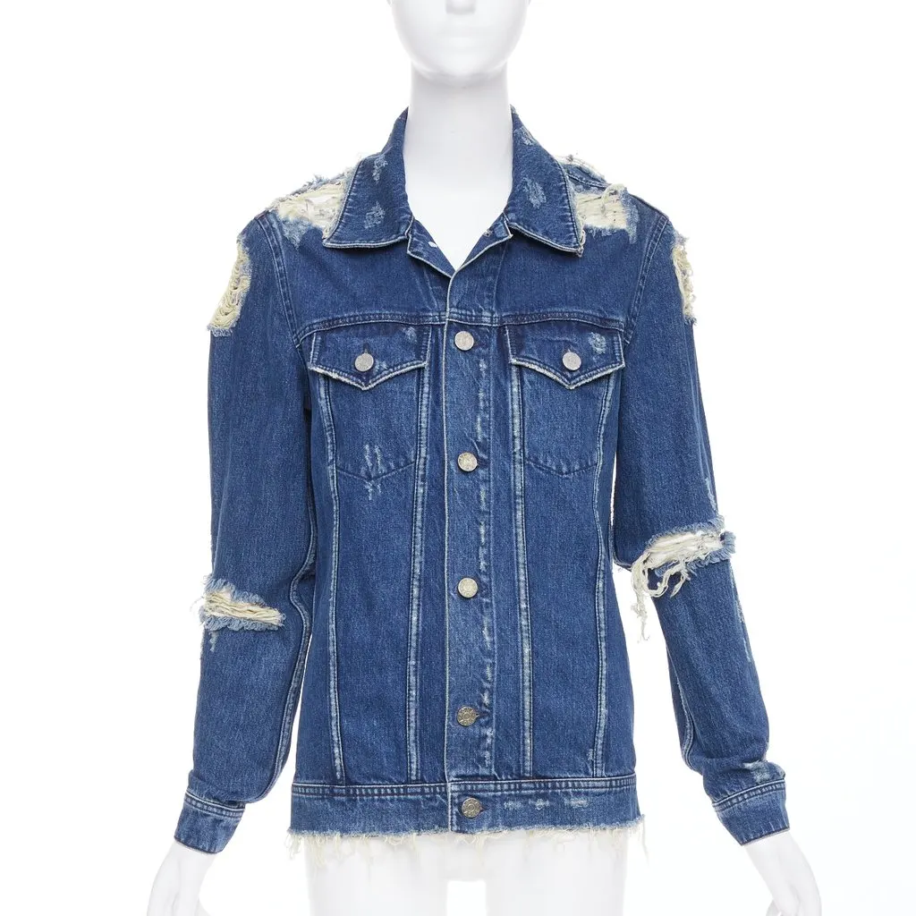 Acne Studios Fever Torn Blue Denim Very good - Inside View