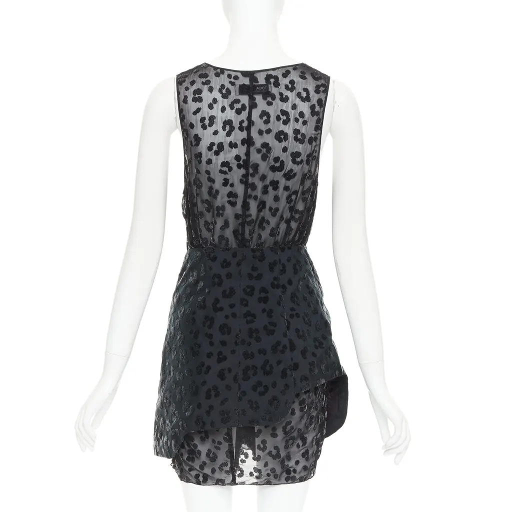 Toga Archives Black Viscose Dress Black Viscose Very good - Box View