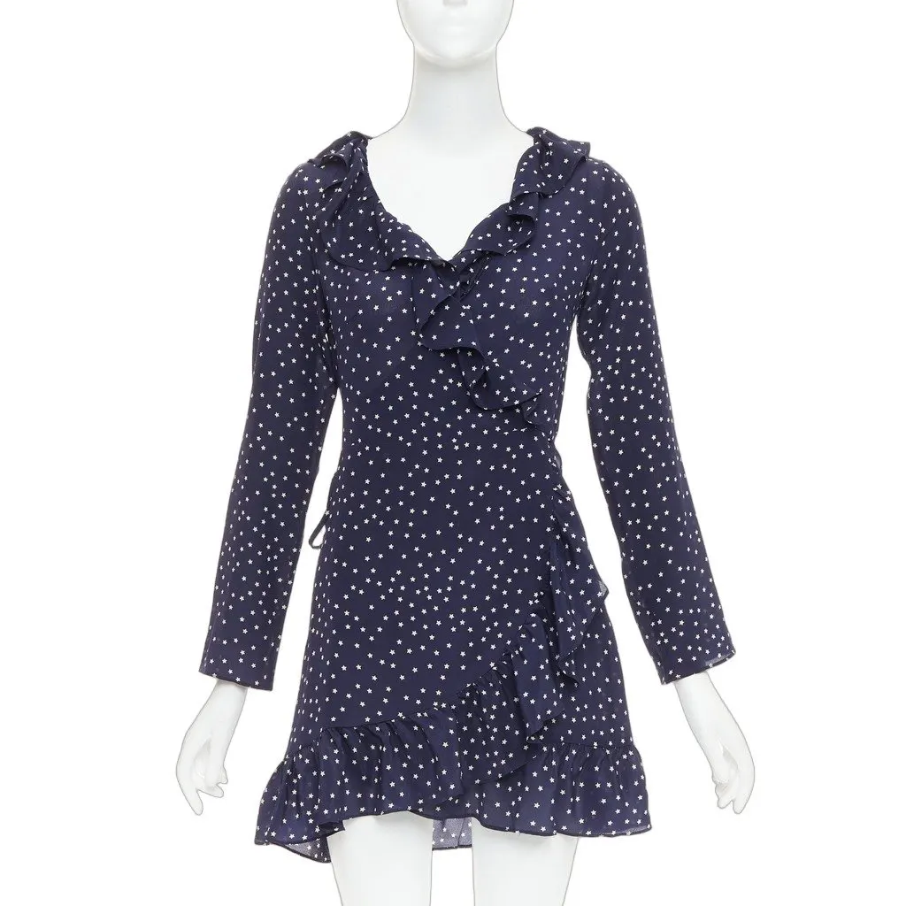 Unsigned Alexandra Navy Silk Very good - Front View