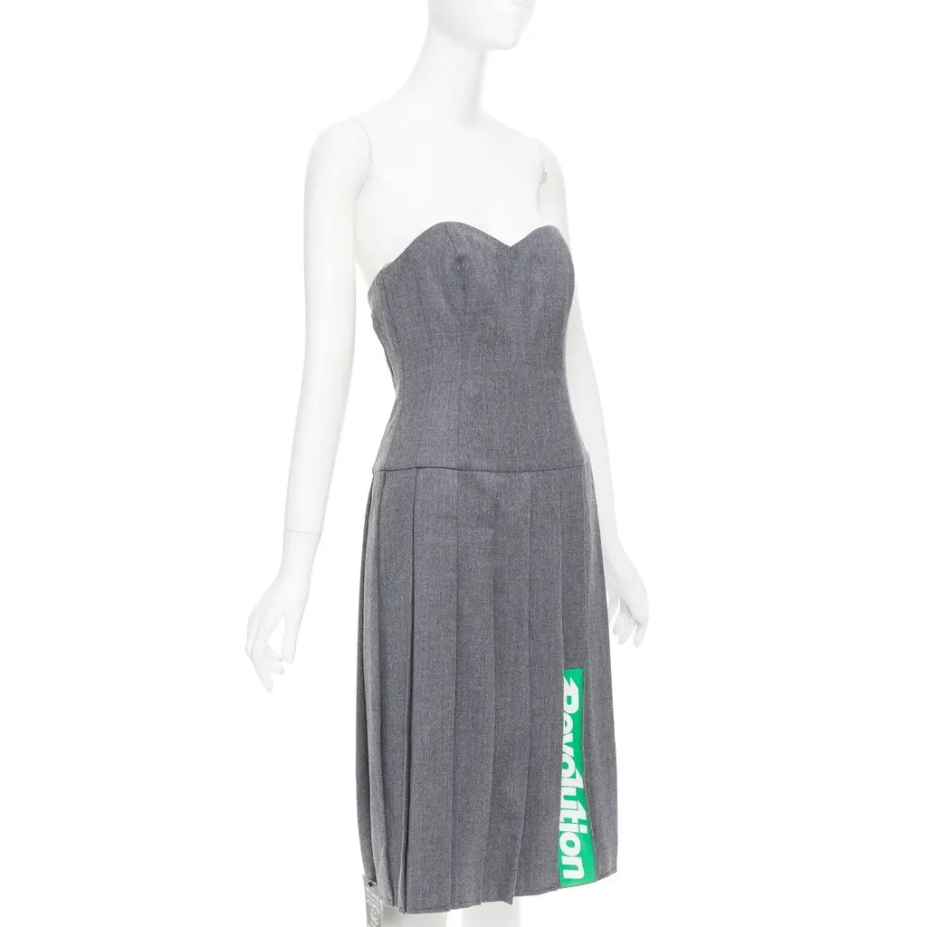 Marc by Marc Jacobs Grey Wool Dress Grey Wool Very good - Inside View
