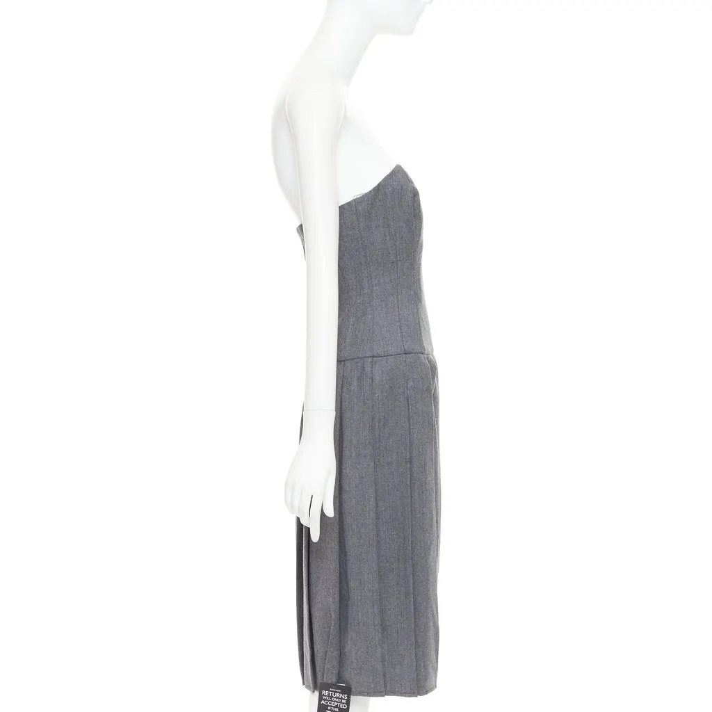 Marc by Marc Jacobs Grey Wool Dress Grey Wool Very good - Model View