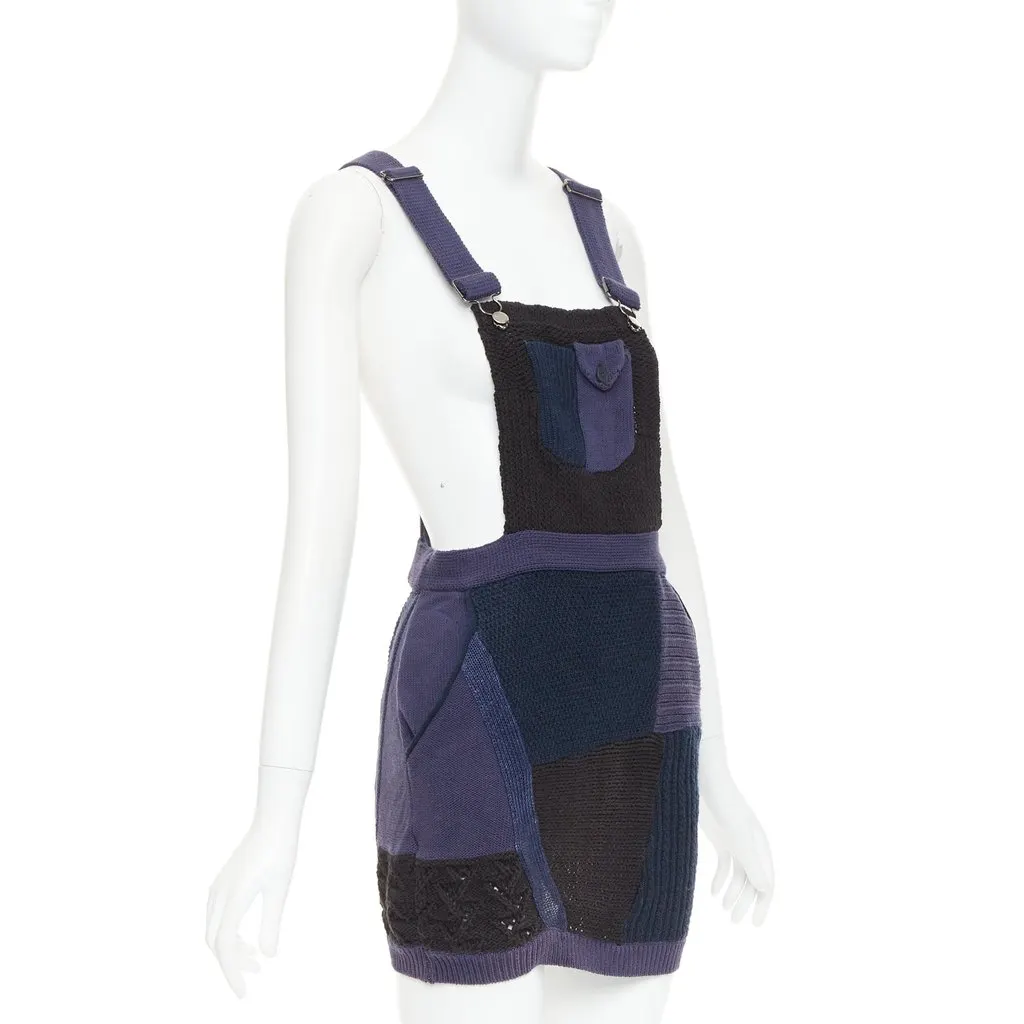 3.1 Phillip Lim Patchwork Jumper Dress Blue Cotton Never worn, with tag - Inside View
