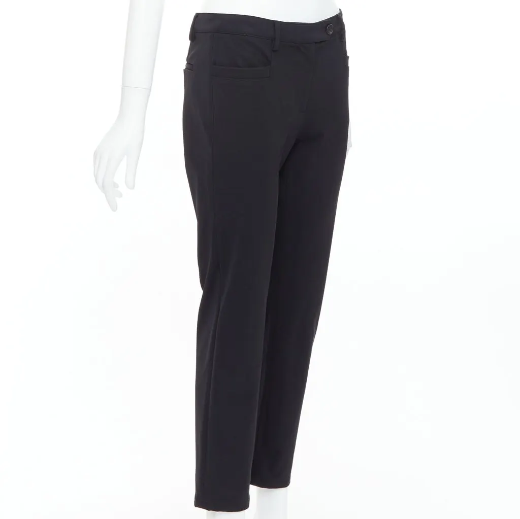 Prada Star Flare Pants Black Polyamide Very good - Inside View