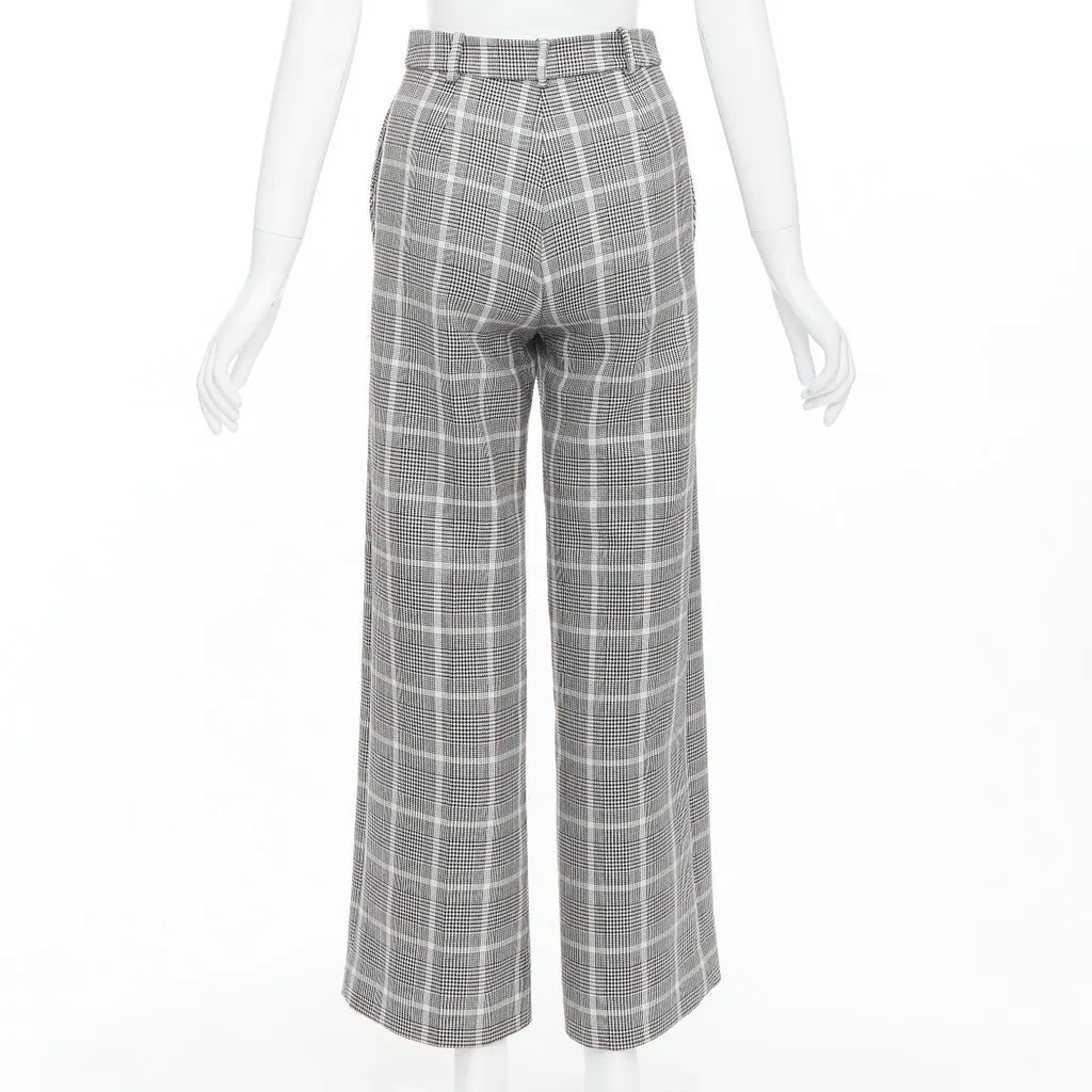 Stella McCartney Pleats Cropped Pants Grey Wool Very good - Box View