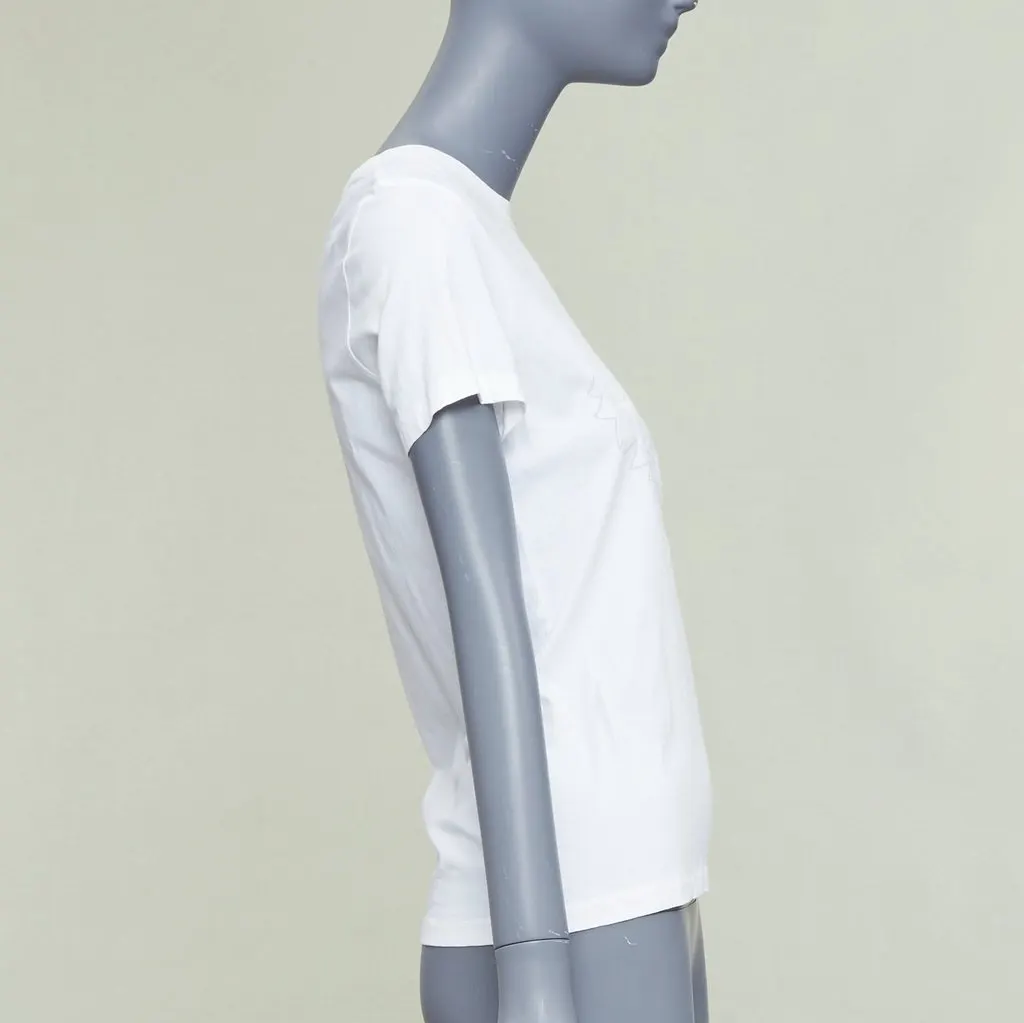 Kenzo Tiger Felt Tee White Cotton Fair - Model View
