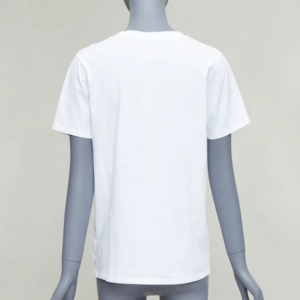 Balmain Gold Foil Logo Tee White Cotton Good - Box View