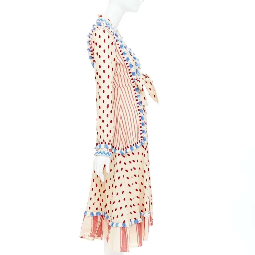 Dodo Bar Or Padma Beige Cotton Fair - Model View
