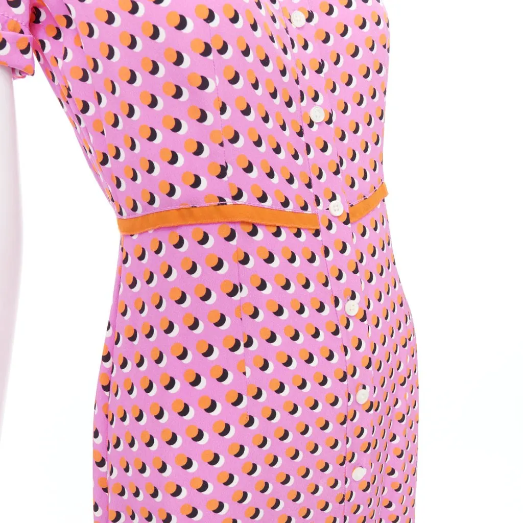 Diane Von Furstenberg Georgia Pink Silk Very good - Back View
