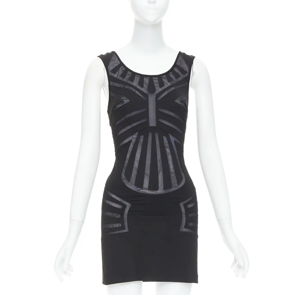 La Perla Contour Panels Dress Black Polyamide Very good - Front View