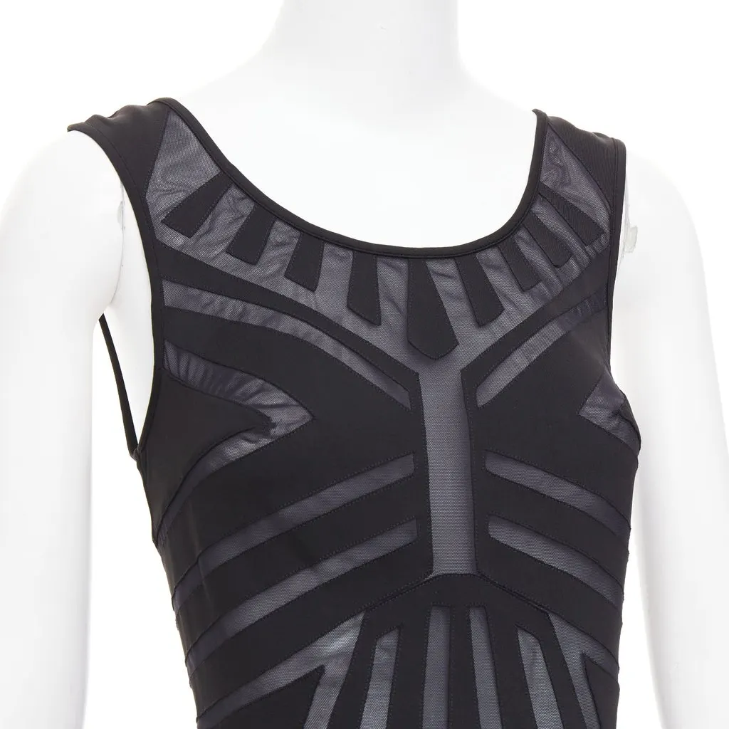 La Perla Contour Panels Dress Black Polyamide Very good - Back View