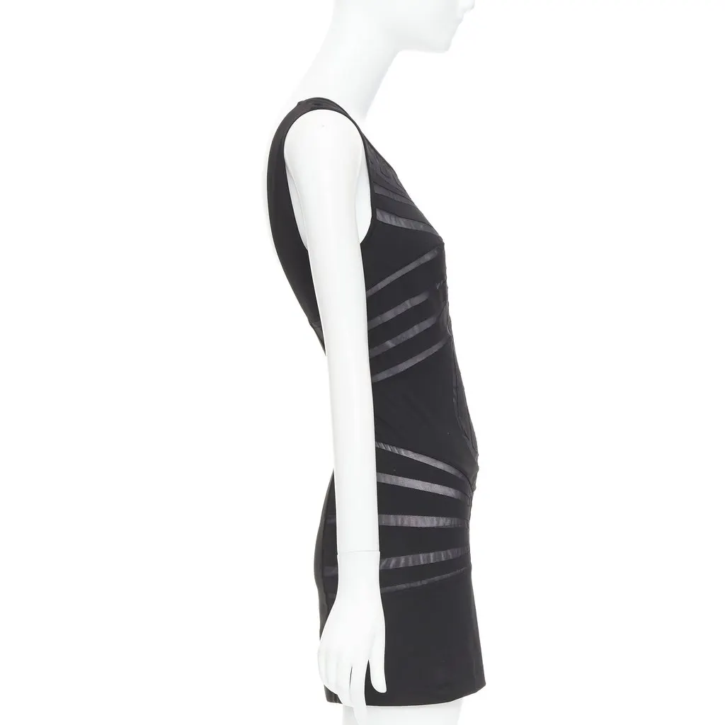 La Perla Contour Panels Dress Black Polyamide Very good - Model View