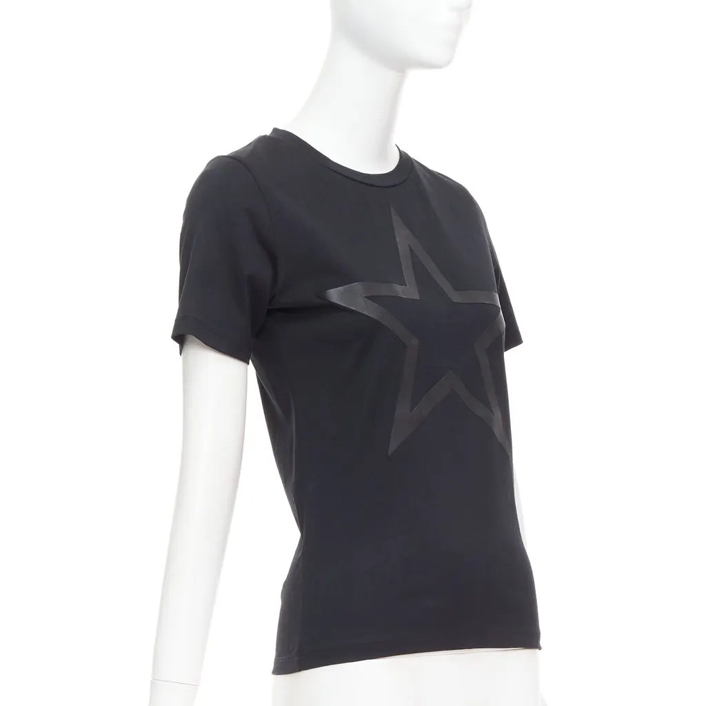 Givenchy Star Print Tee Black Cotton Fair - Inside View