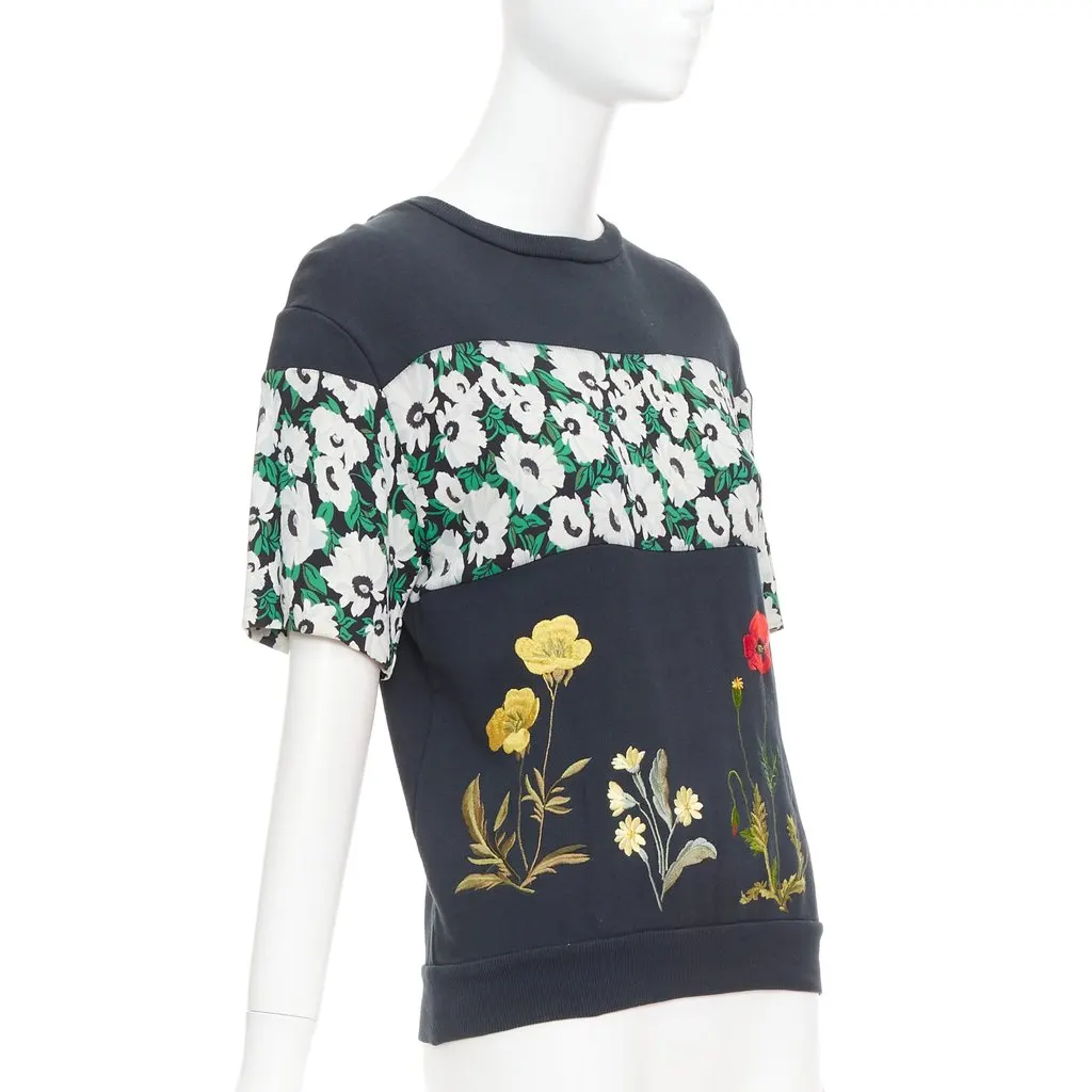 Stella McCartney Embroidery Sweater Black Cotton Very good - Inside View