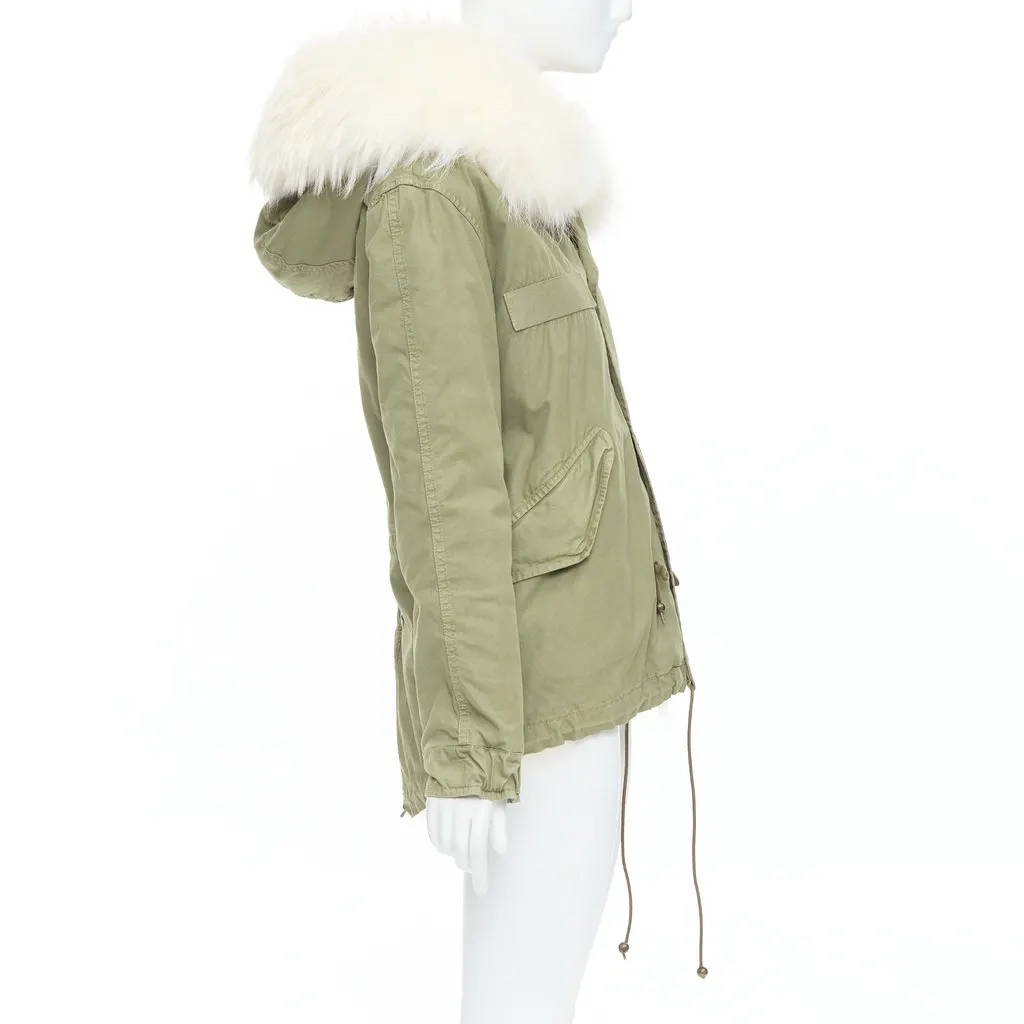 MR & MRS ITALY Green Cotton Coat Green Cotton Very good - Box View