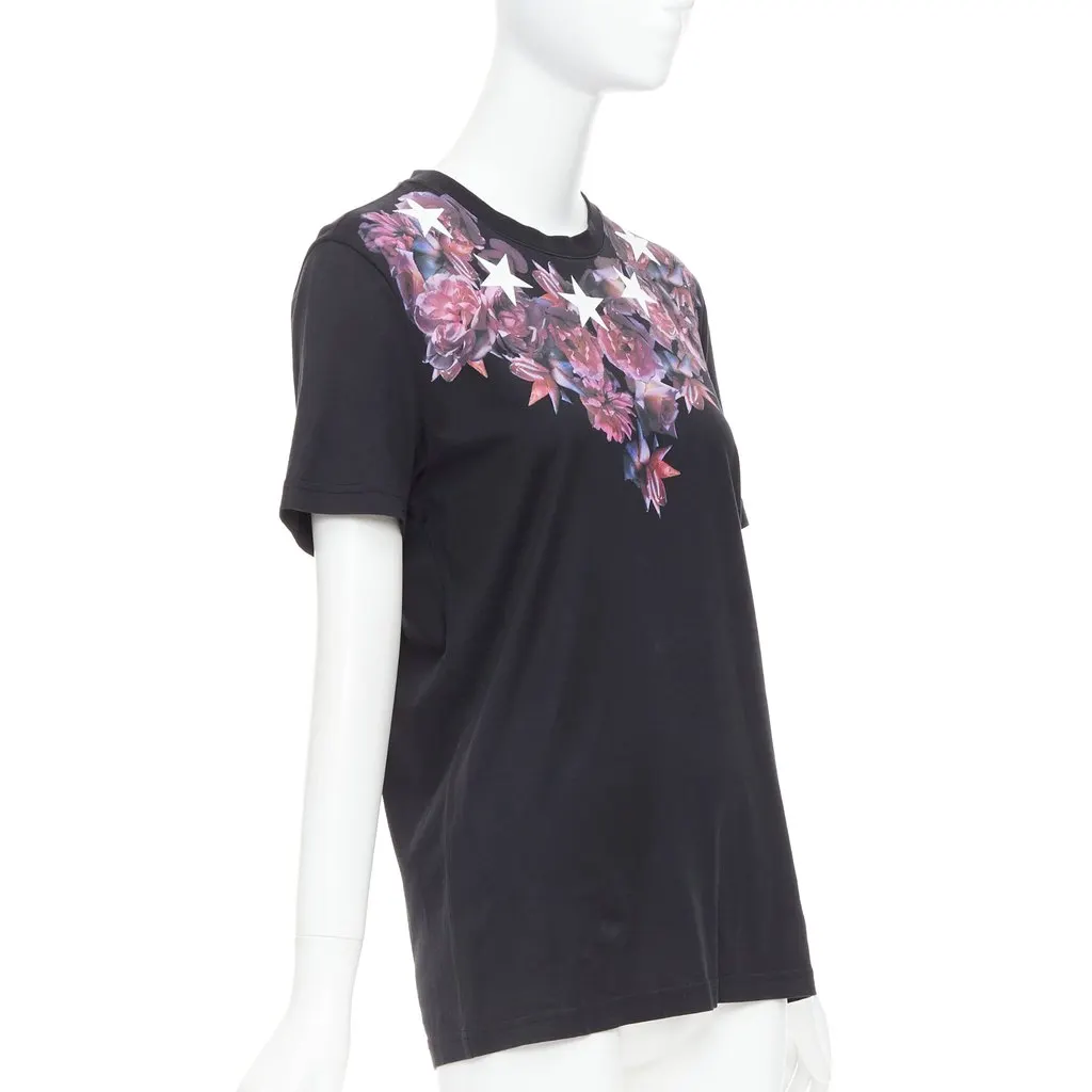 Givenchy Purple Star Tee Black Cotton Fair - Inside View