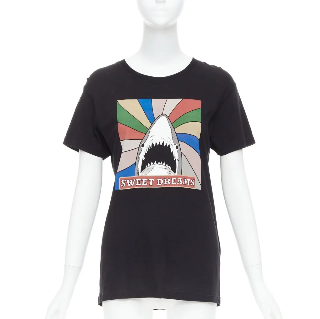 Saint Laurent Sweet Dreams Tee Black Cotton Very good - Front View