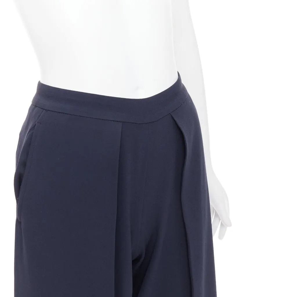 Rag & Bone Pleated Wide Pants Grey Acetate Very good - Back View