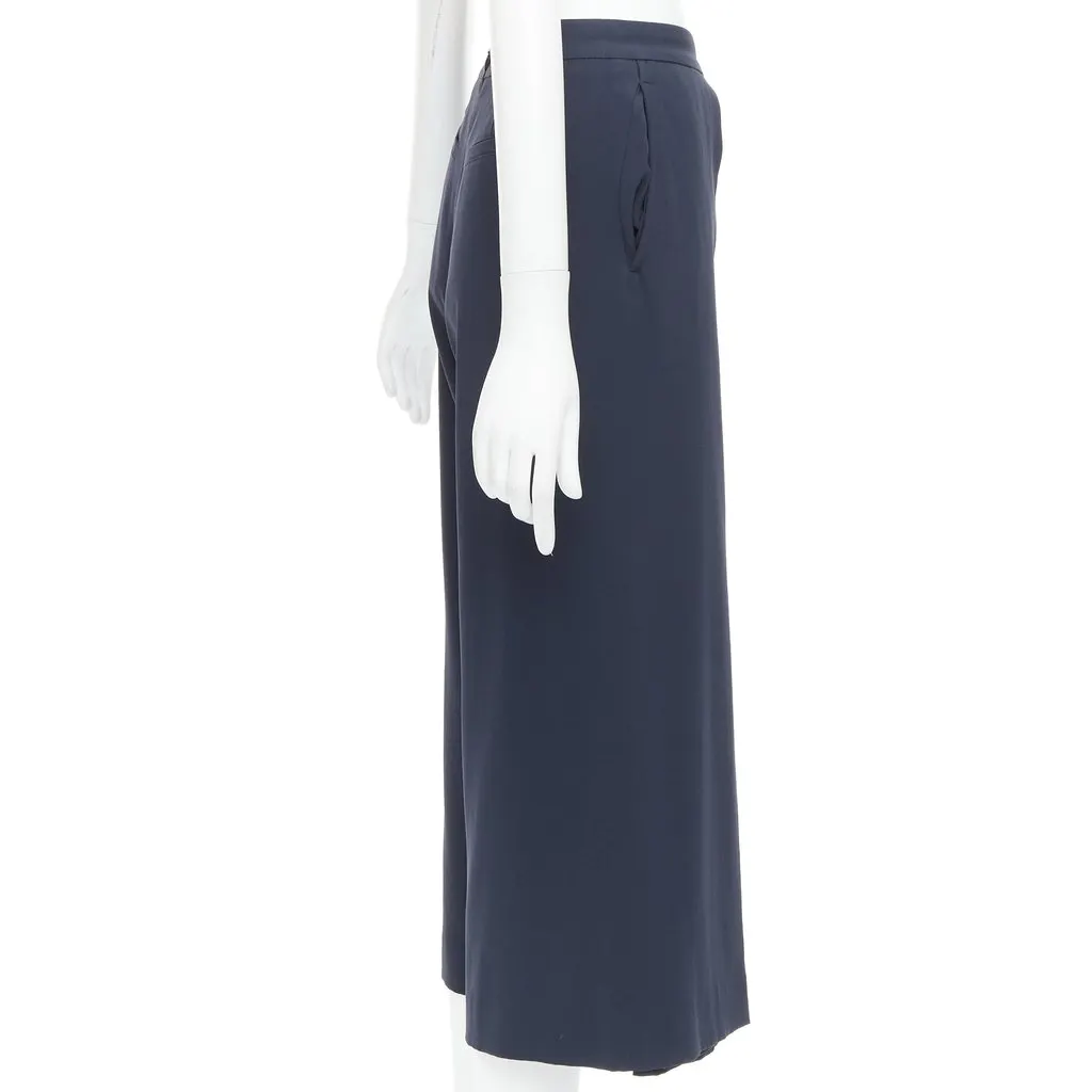 Rag & Bone Pleated Wide Pants Grey Acetate Very good - Model View