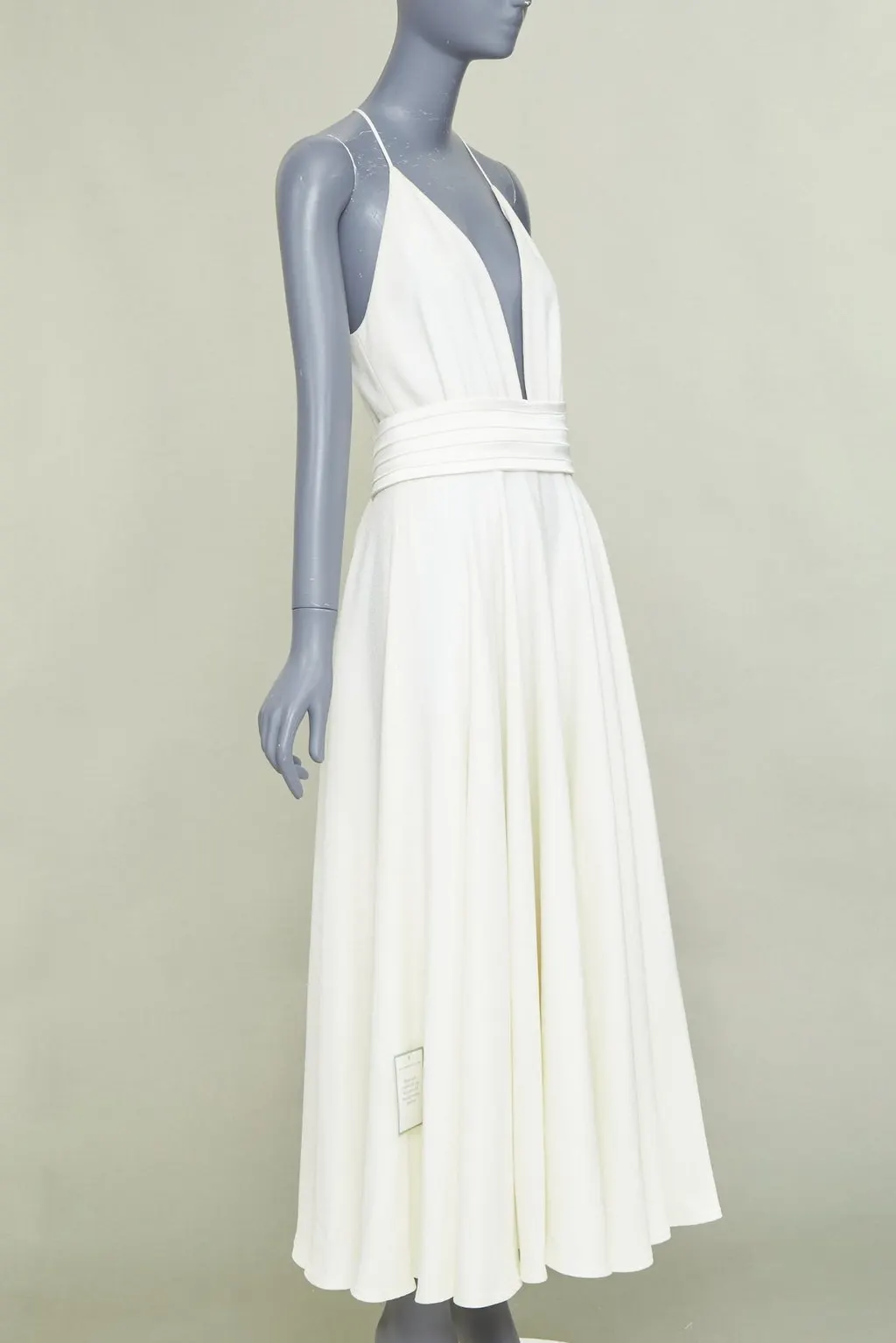 Racil Ecru Dress Ecru Acetate Fair - Inside View