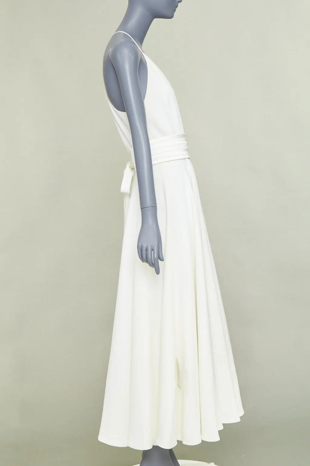 Racil Ecru Dress Ecru Acetate Fair - Model View