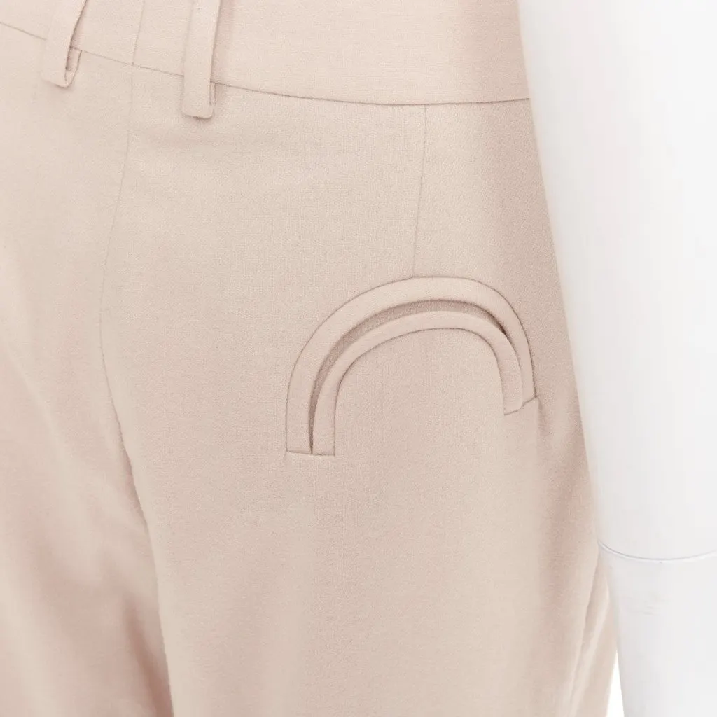 Blaze Milano Beige Wool Trouser Beige Wool Very good - Back View