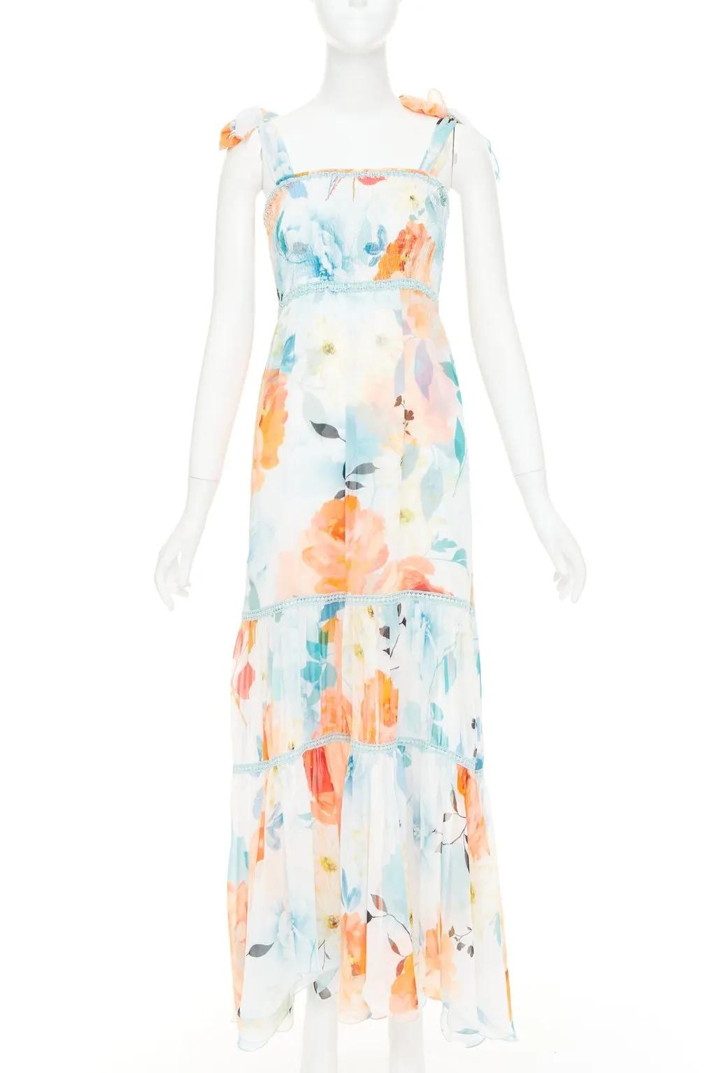 Unsigned MultiColor Viscose Dress MultiColor Viscose Very good - Front View
