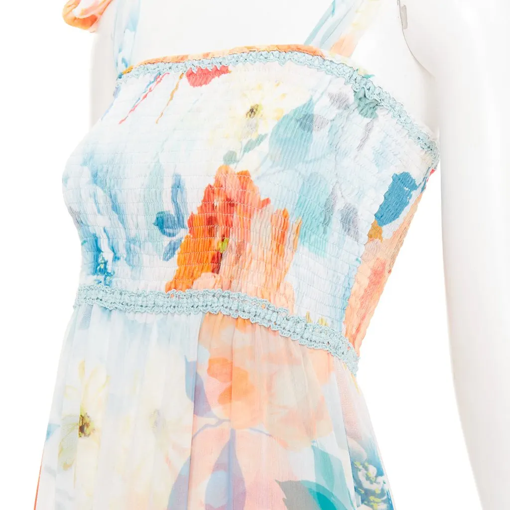 Unsigned MultiColor Viscose Dress MultiColor Viscose Very good - Back View