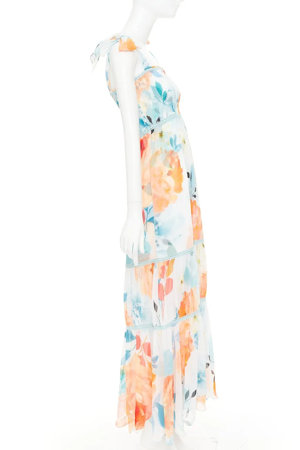Unsigned MultiColor Viscose Dress MultiColor Viscose Very good - Model View