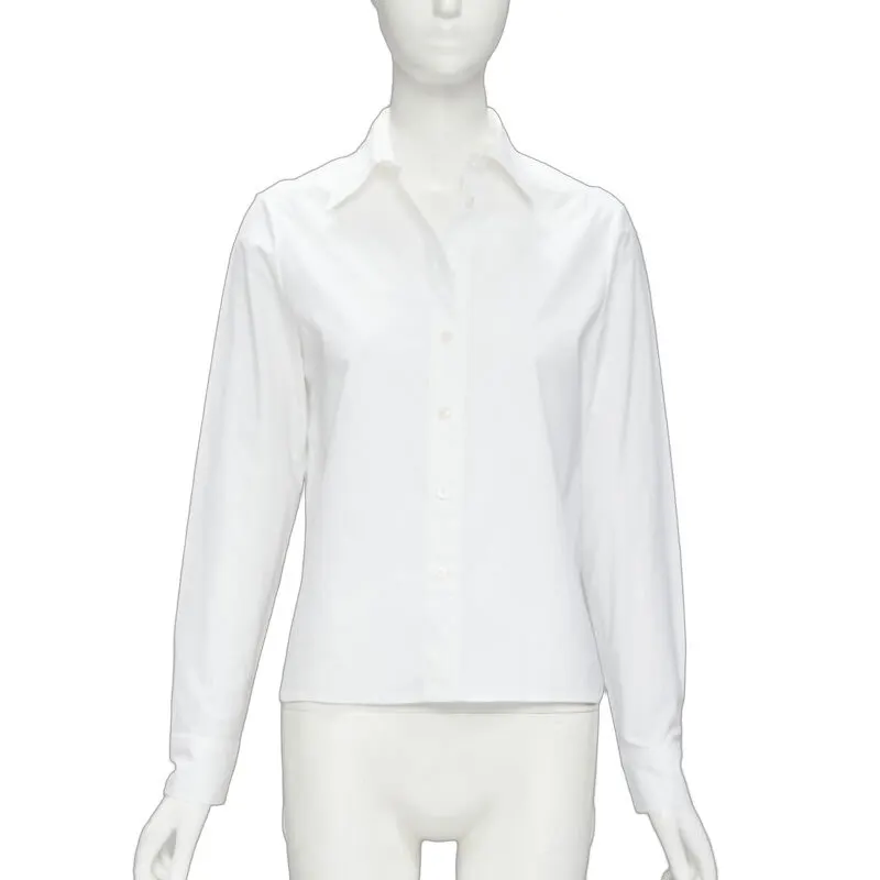 Jean Paul Gaultier High Low Shirt White Cotton Very good - Front View