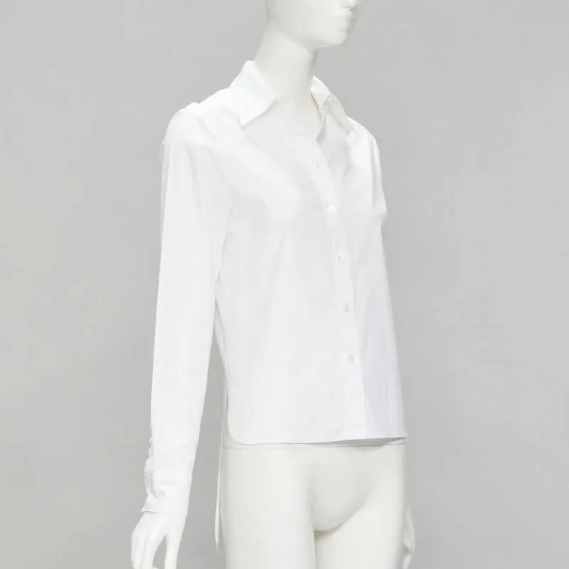 Jean Paul Gaultier High Low Shirt White Cotton Very good - Inside View