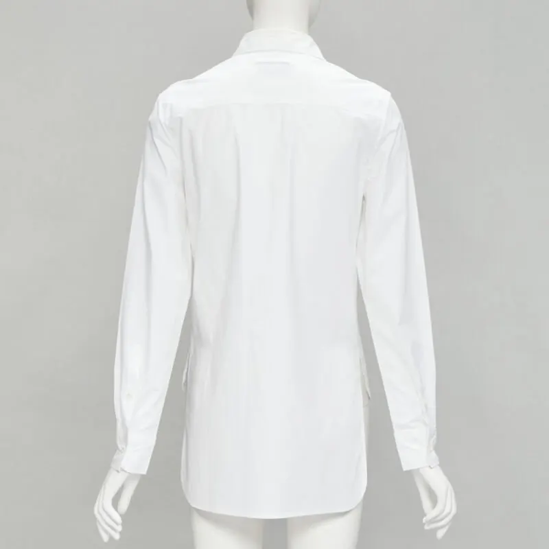 Jean Paul Gaultier High Low Shirt White Cotton Very good - Box View