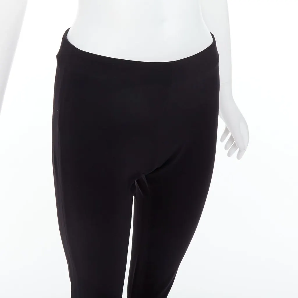 Balenciaga Moto Zip Pants Black Viscose Never worn - Back View