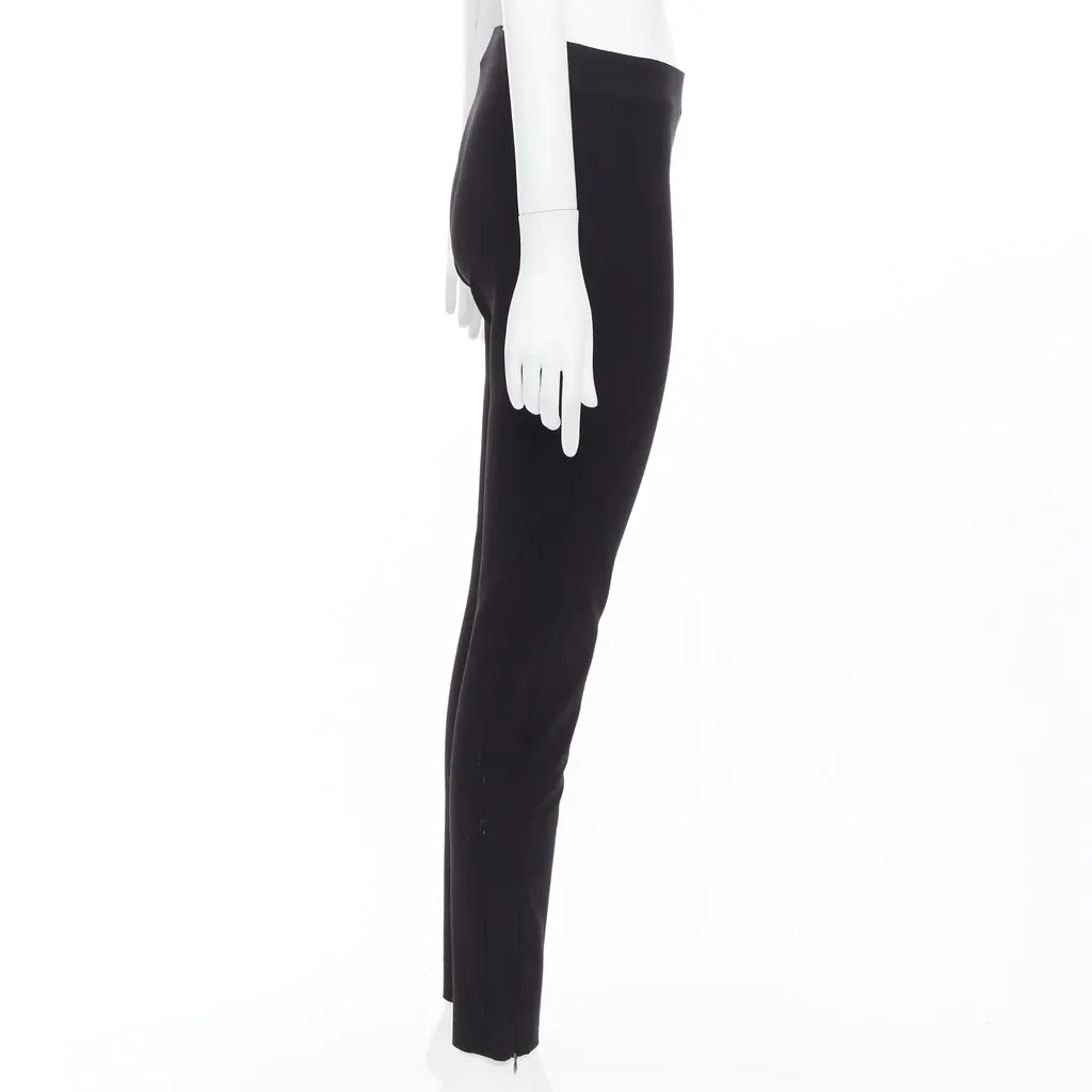 Balenciaga Moto Zip Pants Black Viscose Never worn - Model View