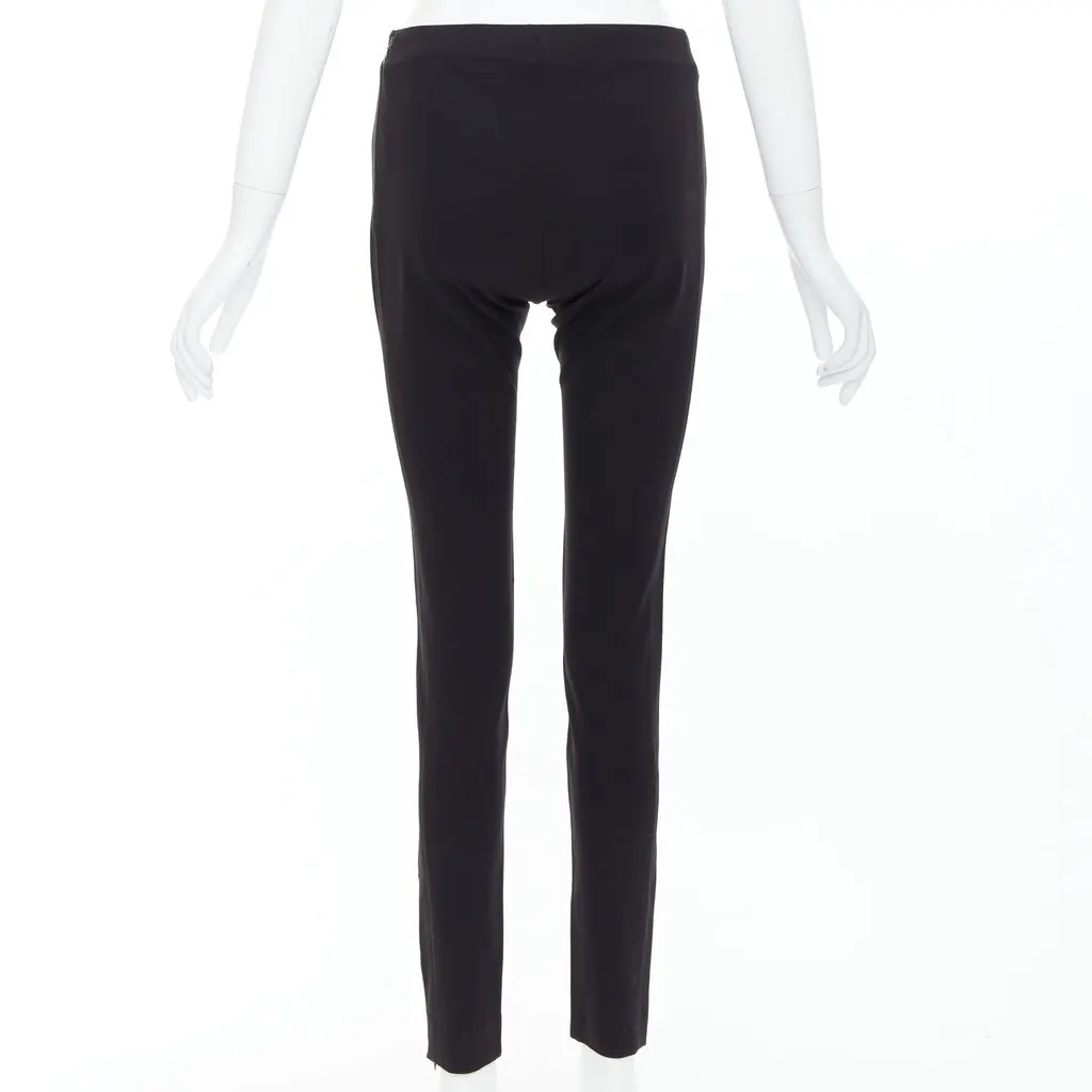 Balenciaga Moto Zip Pants Black Viscose Never worn - Box View