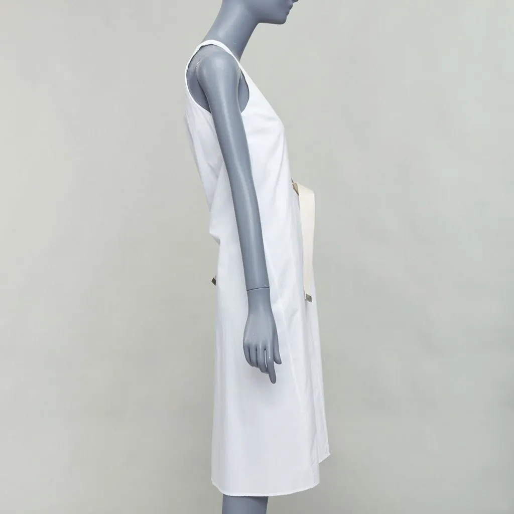 Acne Studios Chen Poplin White Cotton Fair - Model View