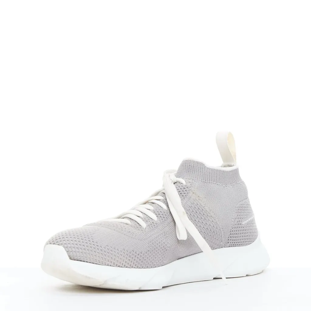 Dior Logo Knit Sneakers Grey Very good - Model View