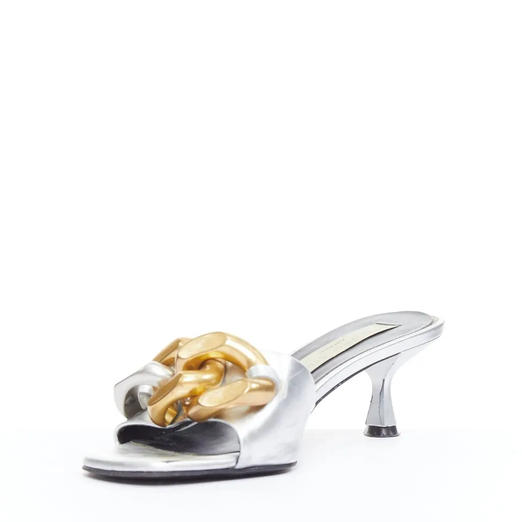 Stella McCartney Falabella 50 Silver Metal Fair - Model View