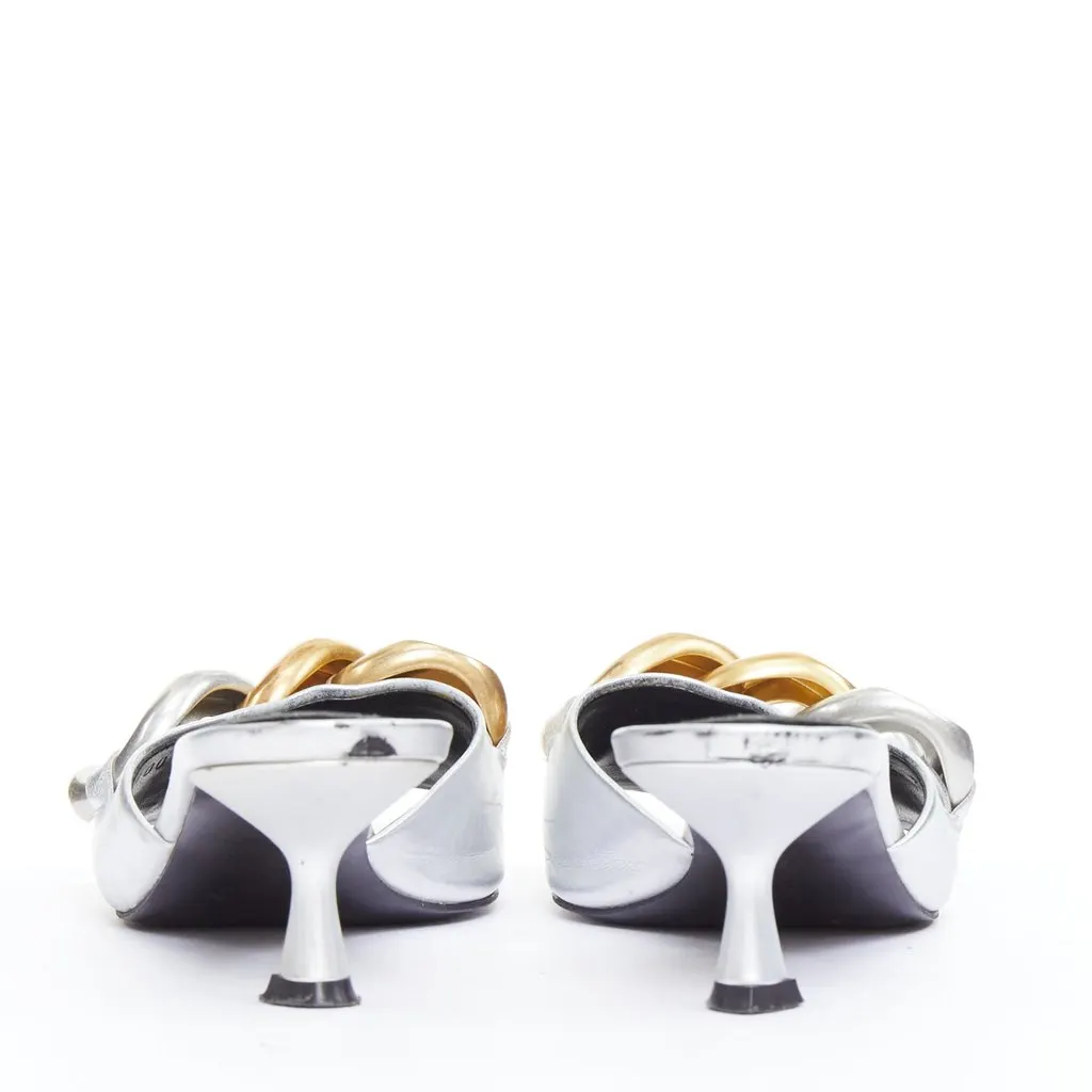 Stella McCartney Falabella 50 Silver Metal Fair - Box View