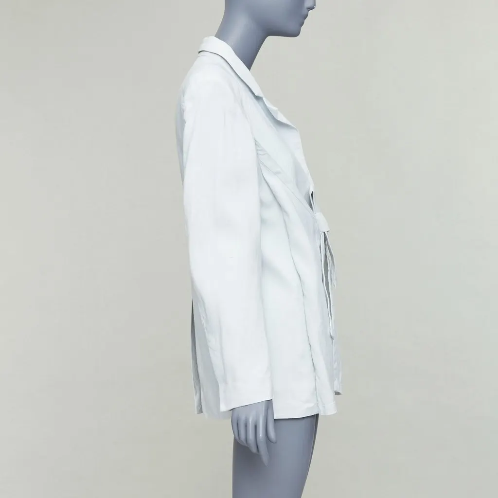 Jacquemus Hemp Wool Blazer Blue Fair - Box View