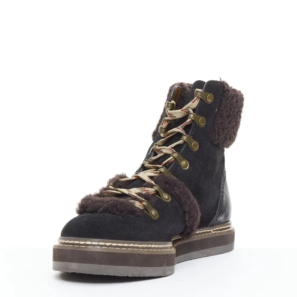 See by Chloé Eileen Brown Suede Very good - Model View