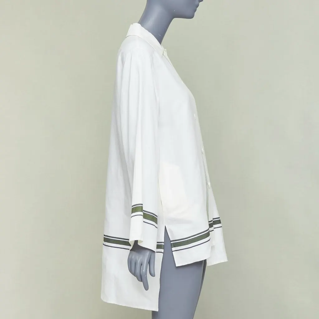 Unsigned Ecru Cotton Top Ecru Cotton Very good - Model View