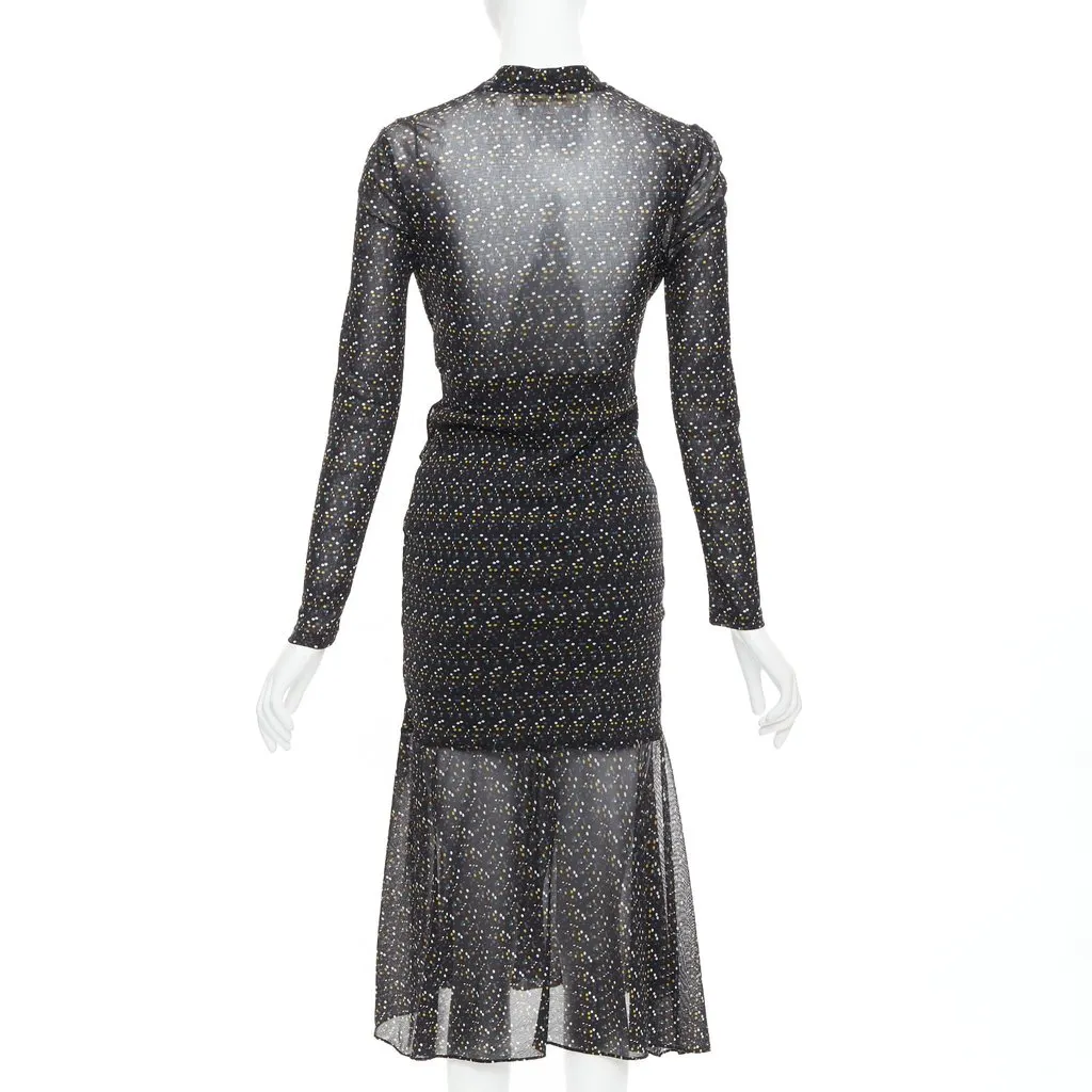 Diane von Furstenberg Black Dress Black Polyamide Very good - Box View