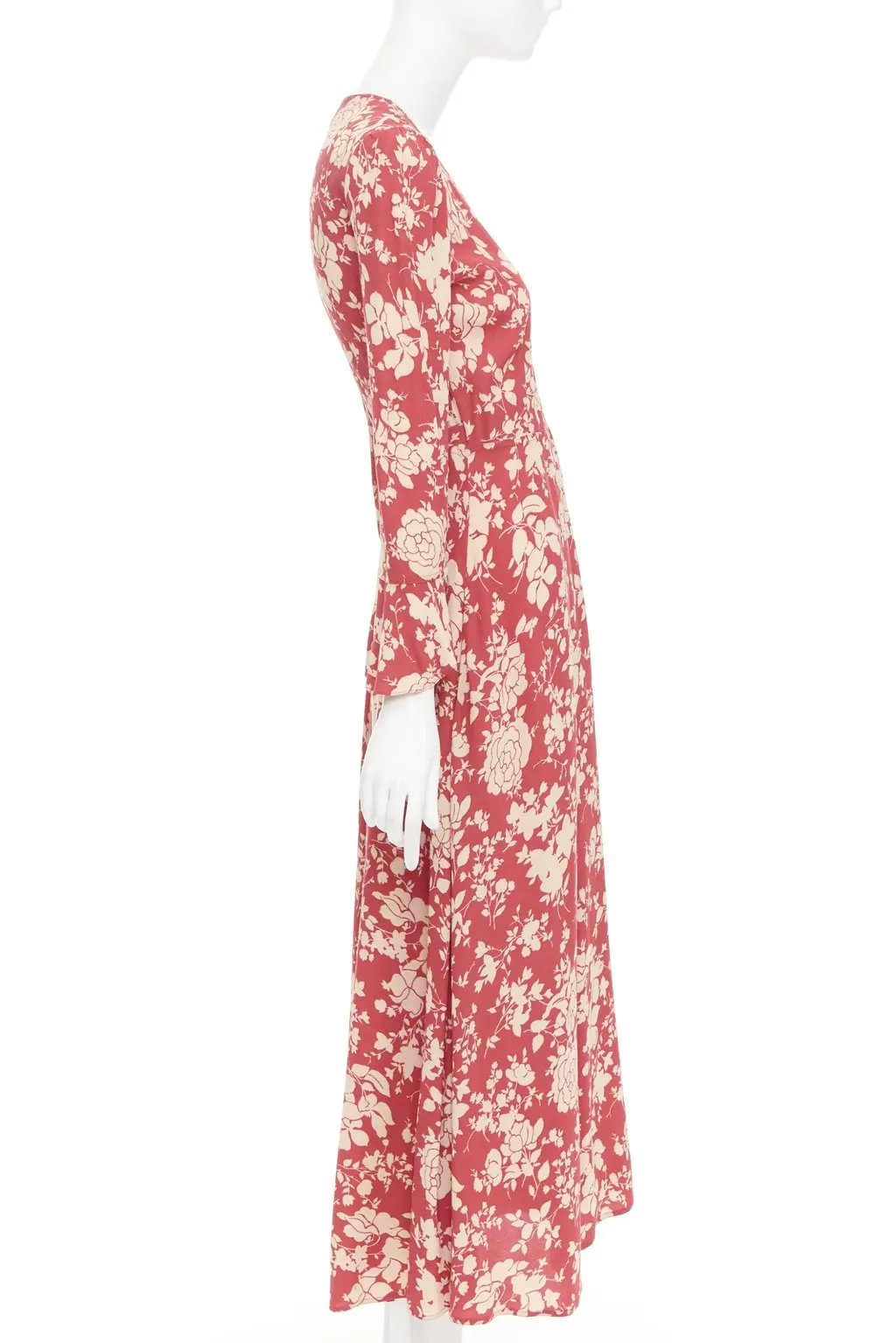 Polo Ralph Lauren Red Viscose Dress Red Viscose Very good - Model View