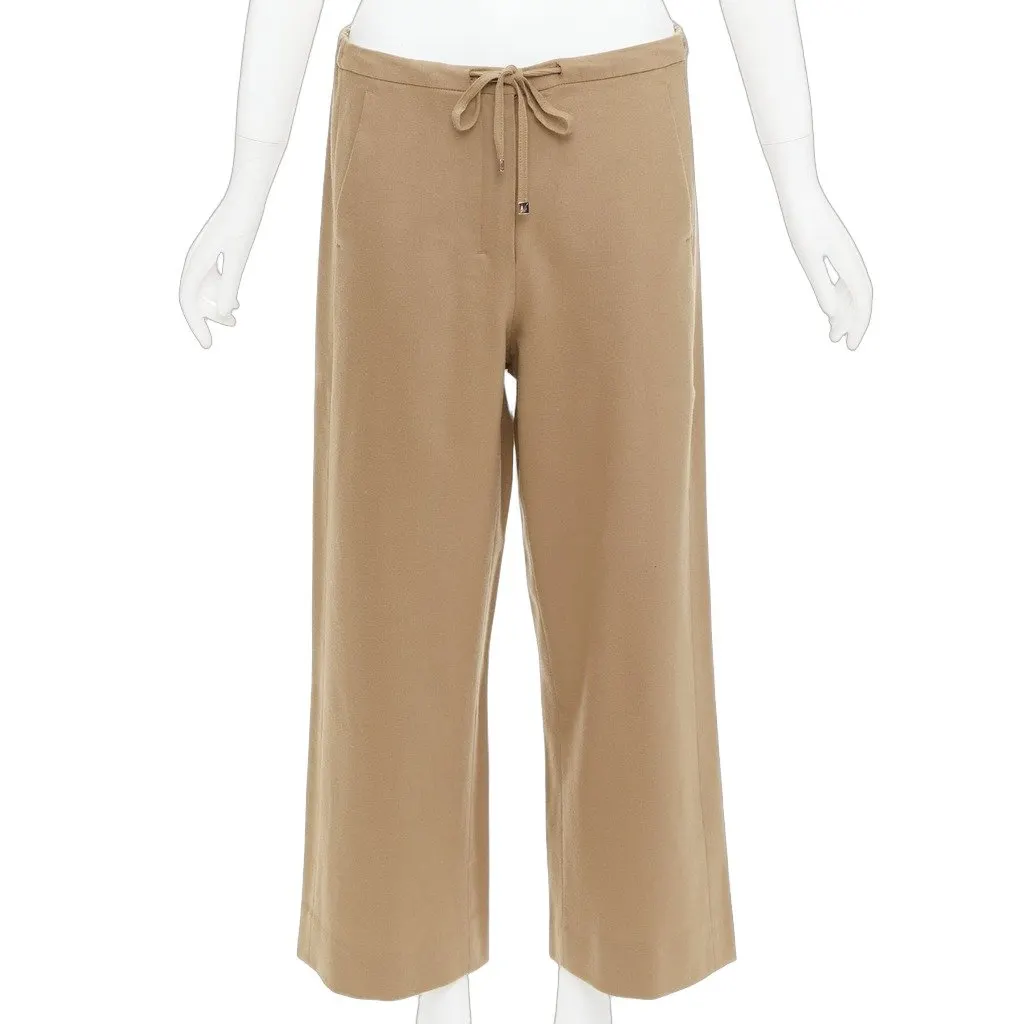 Max Mara Camel Wool Trouser Camel Wool Fair - Front View