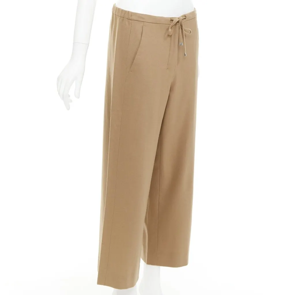 Max Mara Camel Wool Trouser Camel Wool Fair - Inside View