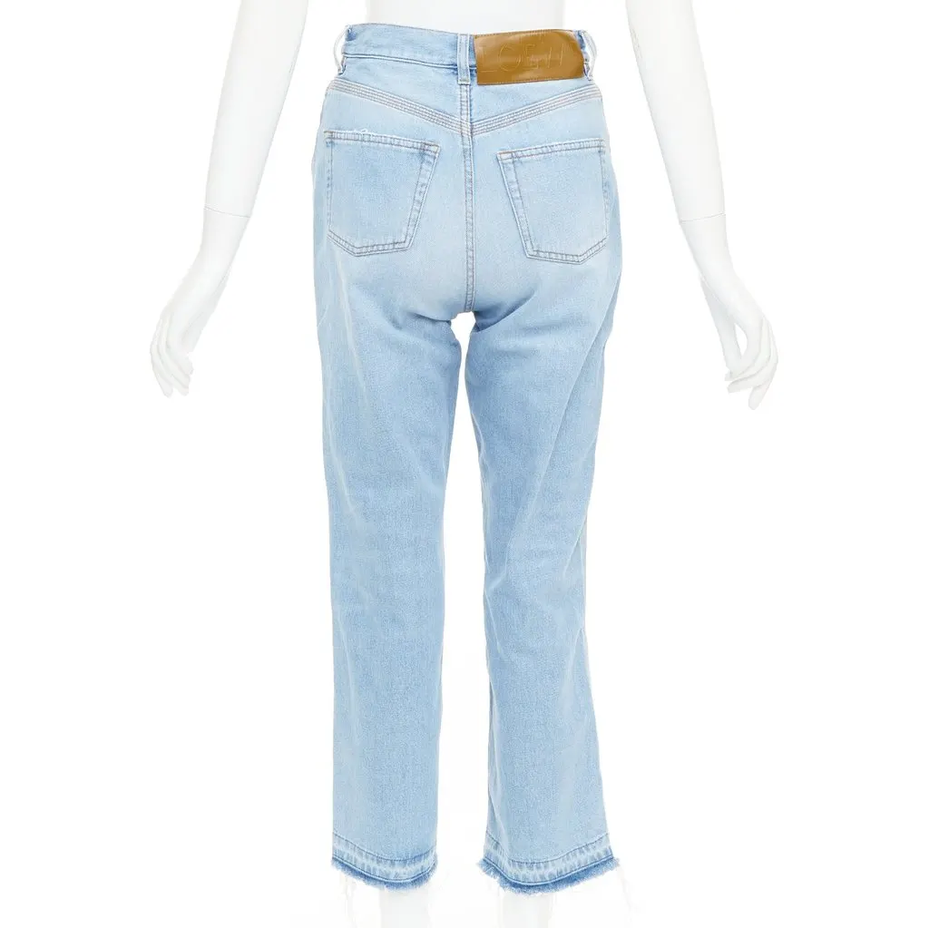 Loewe Blue Cotton Jeans Blue Cotton Good - Box View